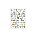 Autocollants à ongles mouton dessin animé avec divers motifs pour manucure créative DIY - Mouton Mignon Relief 3D Nouveau (DP-173F)