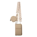 Aprikosenfarbene Mutter-kind-tasche