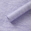 Lilac handmade crinkle paper roll with unique stone texture for gift and floral wrapping - 60cm x 3m / Romantic Purple