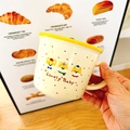 Tazza in ceramica Shiba Inu con bordo giallo e pois colorati per colazione o regalo - Shiba Inu