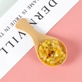 Cuillère miniature en ABS avec modèle de riz frit coloré pour accessoires de maison de poupée - Imitation Bois-Riz Frit