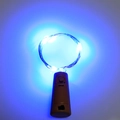 Blue LED copper wire fairy string lights with battery pack for Christmas bottle decor - Blue