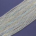 Strands of 2mm light yellow AB electroplated faceted crystal glass beads for DIY jewelry - 2mm (Approx. 210 Beads per Strand) / Crystal Yellow