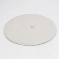 Classic cream white wool beret hat in a vintage French style for warm autumn and winter wear - M (56-58cm) / Off White