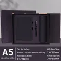 A5 Notebook + Pen + Vacuum Cup Gift Set Black