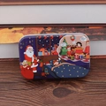 Christmas Santa Claus tin box puzzle for kids featuring sleeping child illustration - No. 2 Bedside Style