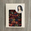 Detail view of patterned heatless hair curlers in a beige gift box with clear window - Boxed Double Set / Upgraded Boxed 2-Color Set