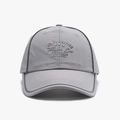 Light gray baseball cap for large head sizes featuring Stay Positive embroidery detail - Adjustable / Light Grey(25A347)