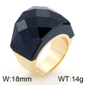 Negro Estrellado/Dorado (KR42340-K)