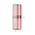 Custodia rosa traslucida per spazzolino da viaggio con dimensioni di 21x7cm - 21*7cm / Rosa Trasparente