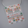 Christmas nail stickers pro featuring cartoon rabbits and festive holiday patterns - Christmas Story (TS-3262)