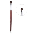 RANCAI E03 horse hair eyeshadow blending brush with reddish brown handle and silver ferrule - Rosewood Pointed Handle Small E03 Eyeshadow Brush
