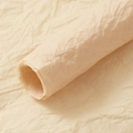 Handmade stone texture wrapping paper in light beige with natural crinkled finish - 53x53cm (5 Sheets/Pack) / Wood Scent