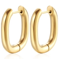 Round Line U-Shape Gold (Single Piece)