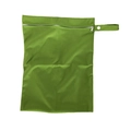 Waterproof grassy green diaper storage bag with hanging strap and zipper closure - 15*18cm / Grass Green