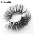 Dramatic 6D Russian volume false eyelashes in 6D-A04 style on transparent tray - Dramatic Exaggerated Thick Style(6D-A04)