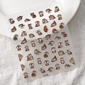 5D Cartoon Tiger Nail Art Stickers TS-192 with vivid orange tiger patterns for DIY manicure - Cartoon Tiger (TS-192)
