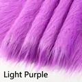 Light purple faux fur trim ribbon with 12cm long fluffy pile for DIY craft sewing - 5cm Width * 180cm / Light Purple