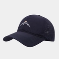 Berretto idrorepellente in mesh con ricamo montagna e fori laser per lo sport outdoor - Regolabile / Blu navy
