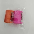 Pink and orange egg shell openers with stainless steel blades in transparent packaging - 2pcs Pack/Bagged / Orange+Pink