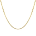 Collar de cadena de caja dorada de acero inoxidable con elegantes eslabones - Dorado Cadena Box