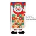 Christmas snowman countdown wall hanging calendar with 25 pockets for holiday decor - Christmas Snowman Style