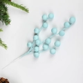 Künstliche hellblaue Stechpalmenzweige für Weihnachts- und Heimdekorationen - Stil 4 (5720392867747)