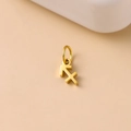 Minimalist gold Sagittarius zodiac pendant crafted in high-quality stainless steel - Sagittarius / Gold