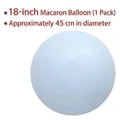 18 inch macaron blue round balloon for birthday decor with 45cm diameter - Special Price Drop - 18-inch Large Balloons (12 Pieces) Macaron Blue - A Must-have Choice