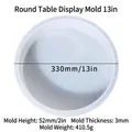 330mm large round silicone resin mold for creating epoxy river tables and furniture - Round Table Mold 13in