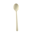 Cucchiaio minimalista in silicone beige con finitura opaca e manico lungo per bambini - Cucchiaio Beige