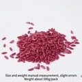 Dunkelrotes PVC-Kunstreismodell 500g Packung für DIY-Handwerk und Display-Requisiten - 500.00g / Burgunderrot