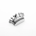 Ciondolo a corona in argento in acciaio inossidabile lucido per uomo e donna - Stile A Argento / Solo Ciondolo