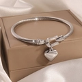 【61】heart-shaped Mirror Silver