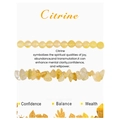 Double-layered citrine bracelet featuring round beads and irregular raw crystal stones - Citrine Bracelet