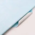 Water blue and pearl white double-sided waterproof wrapping paper with decorative text - Korean Film English - Water Blue + Crystal White