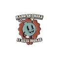 Vintage cartoon bomb enamel pin with funny text for backpack decoration - Creative Cartoon Bomb Character (QHXZ1824)