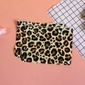 Sacchetti cosmetici in EVA con stampa leopardata e chiusura a cerniera nera - Modello 3-Leopardo