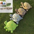 Turtle-shaped plush pet backpack with adjustable straps and leash in four natural colors - Backpack + Leash Set / Multi-color