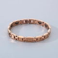 Bracelet magnétique élégant en acier tungstène rose doré pour homme et femme - Or Rose (KB186835-TS) / 10mm x 22cm