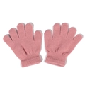 Rosa Kinderstrickhandschuhe, weiche Winterwarme Thermo Handschuhe fur Jungen und Madchen Alltag. - Handschuhe / Dunkelrosa