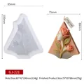 3D-Rosenporträt-Silikonform und rosa Relief-Duftkerze mit floralem Frauengesicht - Gesicht Rose