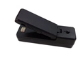 Portable mini bag sealer in sleek black finish for airtight household food storage - 3rd Gen Rechargeable-Black