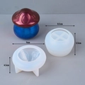 Molde de silicona para caja de hongos con medidas para tarros de resina manualidades - Caja de almacenamiento de setas #2
