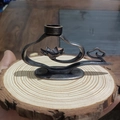 Porta incienso de loto en bronce con diseño zen para ceremonias de té en el hogar - Quemador de Incienso de Reflujo Nube de la Suerte