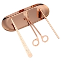 Rose Gold 4-Piece Set (Straight Cover + Tray)