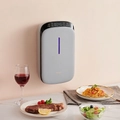 Esterilizador de palillos de pared gris minimalista Ecoco con pantalla digital - Gris Nórdico