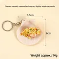 Realistic garlic scallop keychain with 5.5cm diameter for sea food lovers - Low Garlic Scallop - Keychain