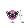 C1813GO Gold Starry Butterfly