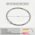 80mm Silver metal binder ring for loose-leaf albums with 650 sheets binding capacity - 85# ID 80mm / Silver